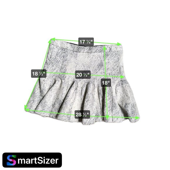 Banana Republic Womens Textured Mini Tennis Skirt 12 School Academia Flare Y2K - Picture 2 of 7